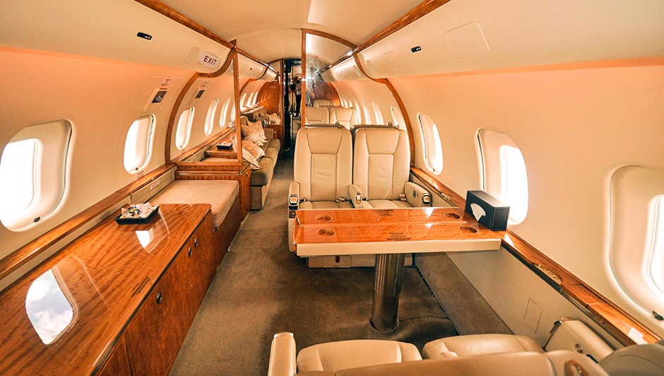 volo privato sul Bombardier Global 5000
